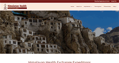 Desktop Screenshot of himalayanhealth.com